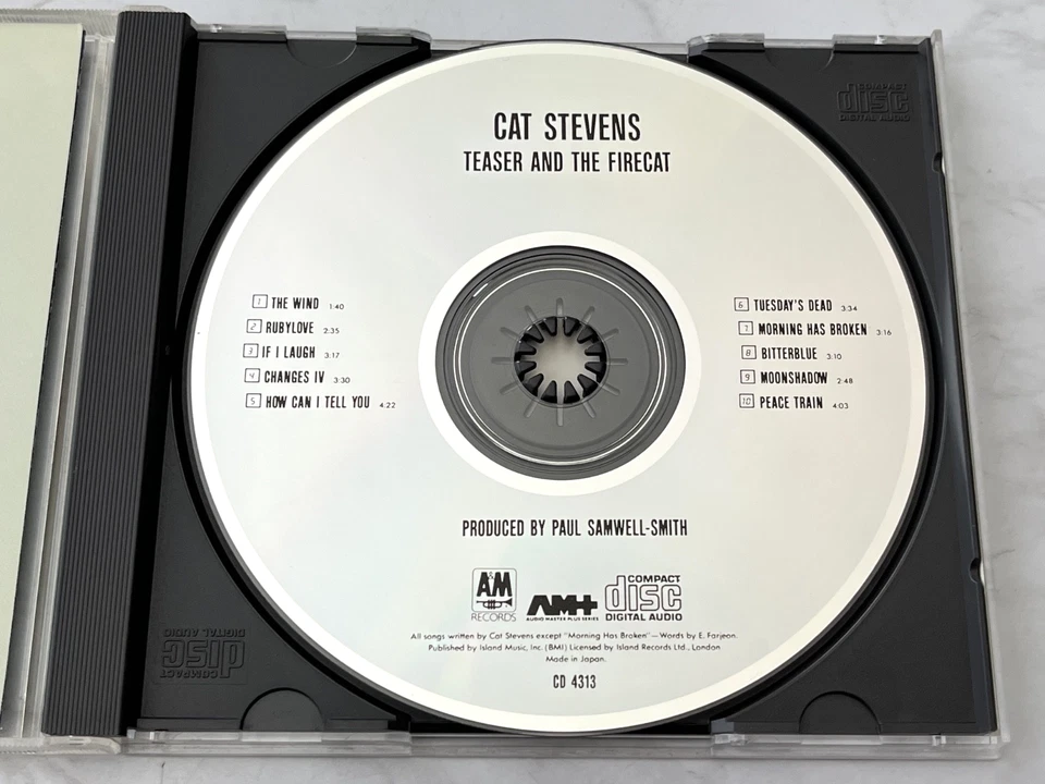 Cat Stevens Teaser And The Firecat CD TARGET ERA! JAPAN A&M CD 4313 RARE! - Image 2 of 4