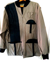 VESTE DE TIR IMPERMÉABLE BEIGE BOB A ALLEN AVEC POCHES DIFFÉRENTES TAILLES TAILLE L