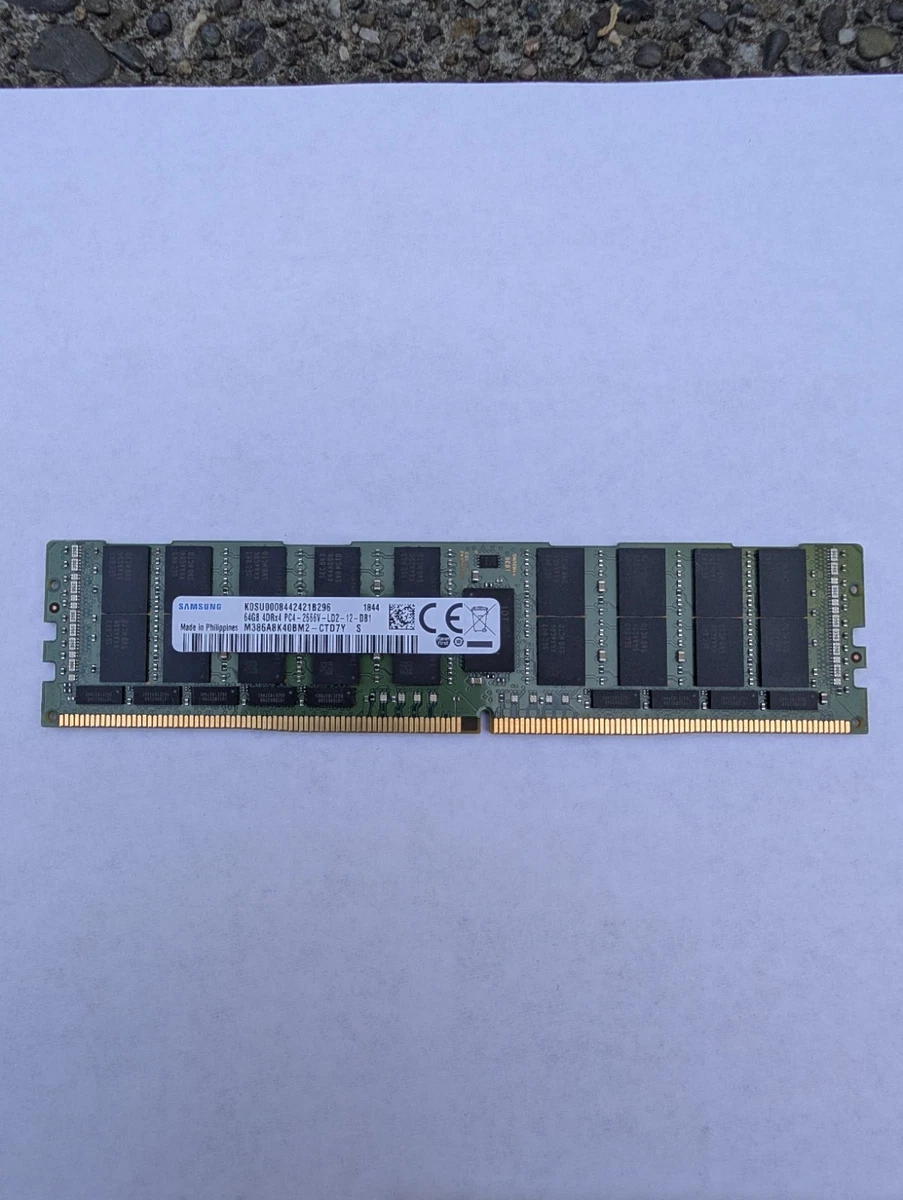 SAMSUNG 4DRx4 PC-4 2666v 64GB 4枚組 Buy Samsung 64GB (1x64GB) PC4-21300 (DDR4-2666) LRDIMM Memory
