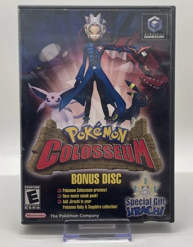 Pokémon Colosseum - Bonus Disc (Nintendo GameCube, 2004) Complete