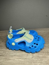 Crocs Toddler Micah II 14304 Clogs Play Water Shoes Blue With Mesh