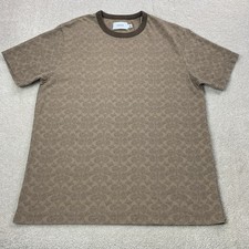 Coach Signature Mens Size Medium Classic Design Designer T-Shirt