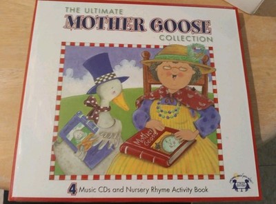 Ultimate Mother Goose Collection Nursery Rhyme Book & 4 CD Set