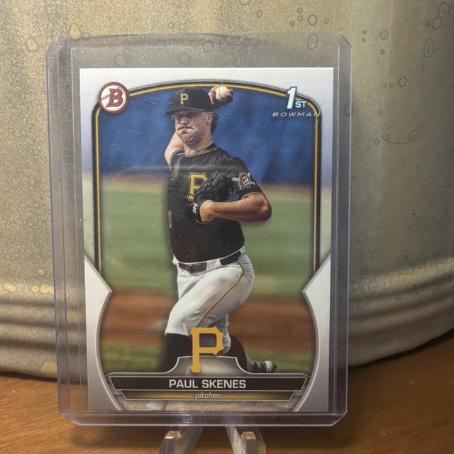 PAUL SKENES 2023 Bowman Draft #BD-14 1st Paper Rookie Pittsburgh Pirates RC