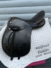 Horse And Rider Pony Saddle 15.5” Brown