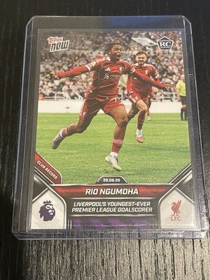 2025-26 Topps Now Premier League Youngest Goalscorer #11 Rio Ngumoha RC