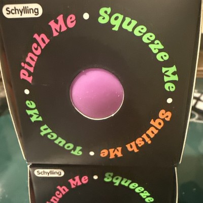 Nee Doh Groovy Glob Purple Squishy Stress Ball Fidget Toy 2.5  Ages 3+ Schylling