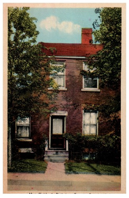 #ad Vintage Toronto Red Brick House Postcard Canadian Architecture Unused $4.95