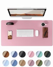 Multicolor Leather Desk Pad Mat Non-Slip Mouse Mat Desktop Protector 31.5"x15.7"