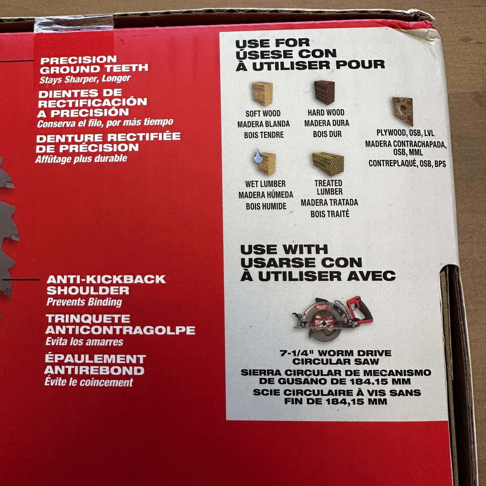 Milwaukee 7-1/4 in 24T Framing Circular Saw Blades 25 Pack Worm Drive 48-40-1713