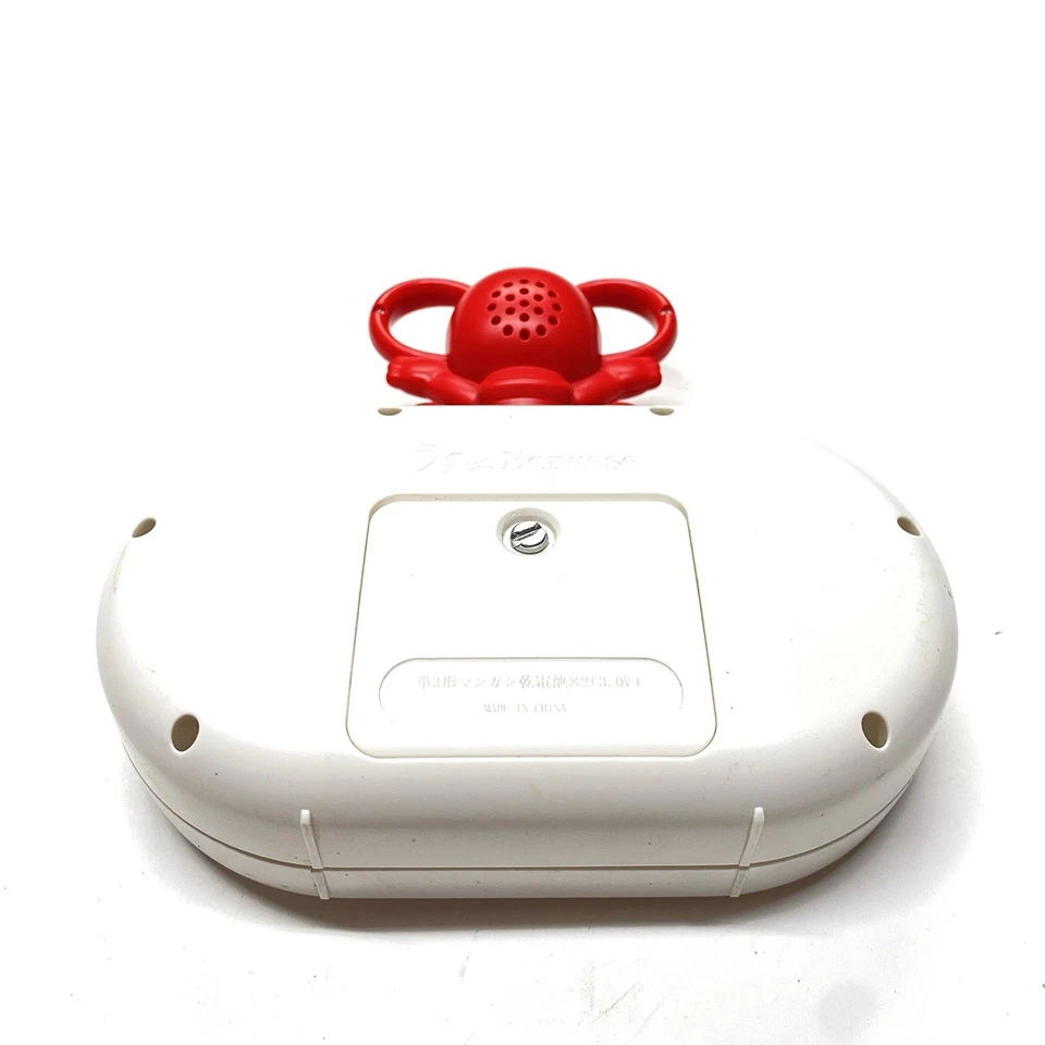 Benesse Corasho table Clock Digital Analog retro vintage blue plastic pre-owned - Image 4 of 4