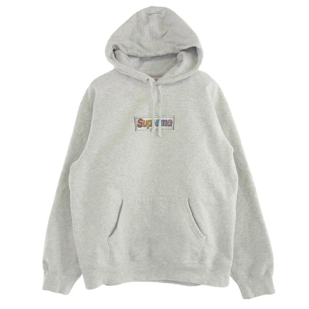 sweat à capuche logo bling suprême 22SS logo saigné sweat à capuche