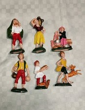 #11 LOTTO FIGURINI PERSONAGGI VINTAGE PRESEPE VARI SOGGETTI SCALE ETC...