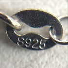 925 Sterling Silver 17.5" Ruby/CZ Heart Necklace 2.1g — photo 5