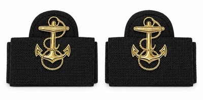 2-USN Navy Service Cap Device Midshipman Mounted Regulation Size (Made in USA)