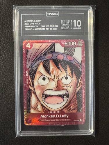 Monkey.D.Luffy (One Piece Film Red) graded TAG 10 for sale on eBay