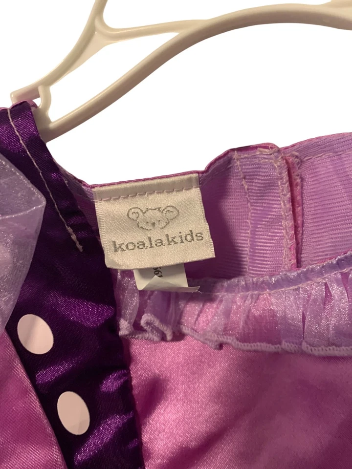 Disfraz de mariposa Koala niños niñas infante bebé talla 6 9 meses vestir púrpura con Foto 3 de 4