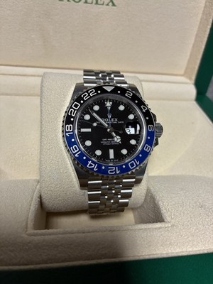 Rolex Batgirl GMT-Master II Men's Black Watch - 116710BLNR