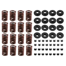 Valve Springs Kit w/ Locks 64pcs for Chevrolet Small Block 327/350/400/