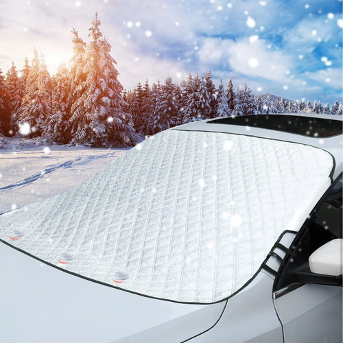 Telo Auto Copertura Parabrezza Antigelo Protezione Neve Ghiaccio Sole Parasole