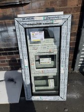 Brand new Black  upvc window 610 X 1145 Mm Only £169 Fully Glazed