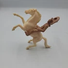 Marx 1950's Rodeo Cowboy on Marx 60mm rearing cream horse.