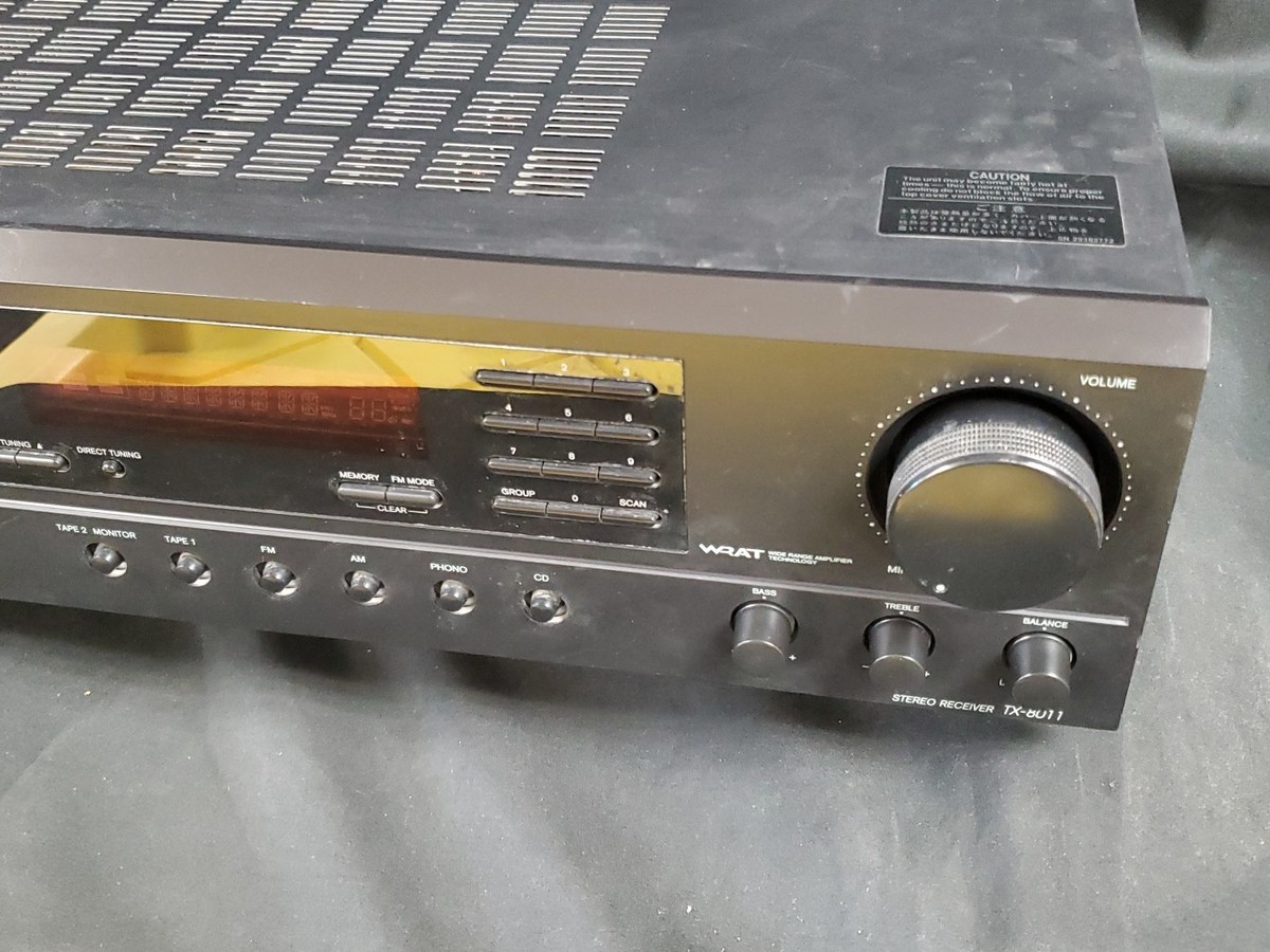 Onkyo TX-8011 FM Stereo/AM Receiver WRAT Amplifier Excellent
