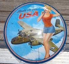 Made In The USA 15 Inch Dome Metal Sign