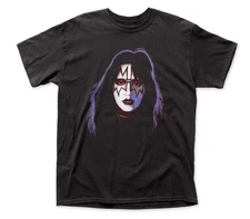 Ace Frehley Adult Black T-Shirt Size S-5Xl