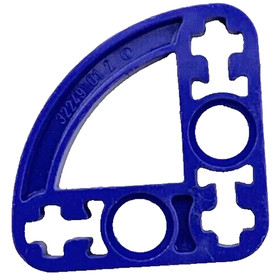 Lego Violet Halfbeam Liftarm L-Shape Quarter Ellipse Thin 3 x 3 Part 32249 D800