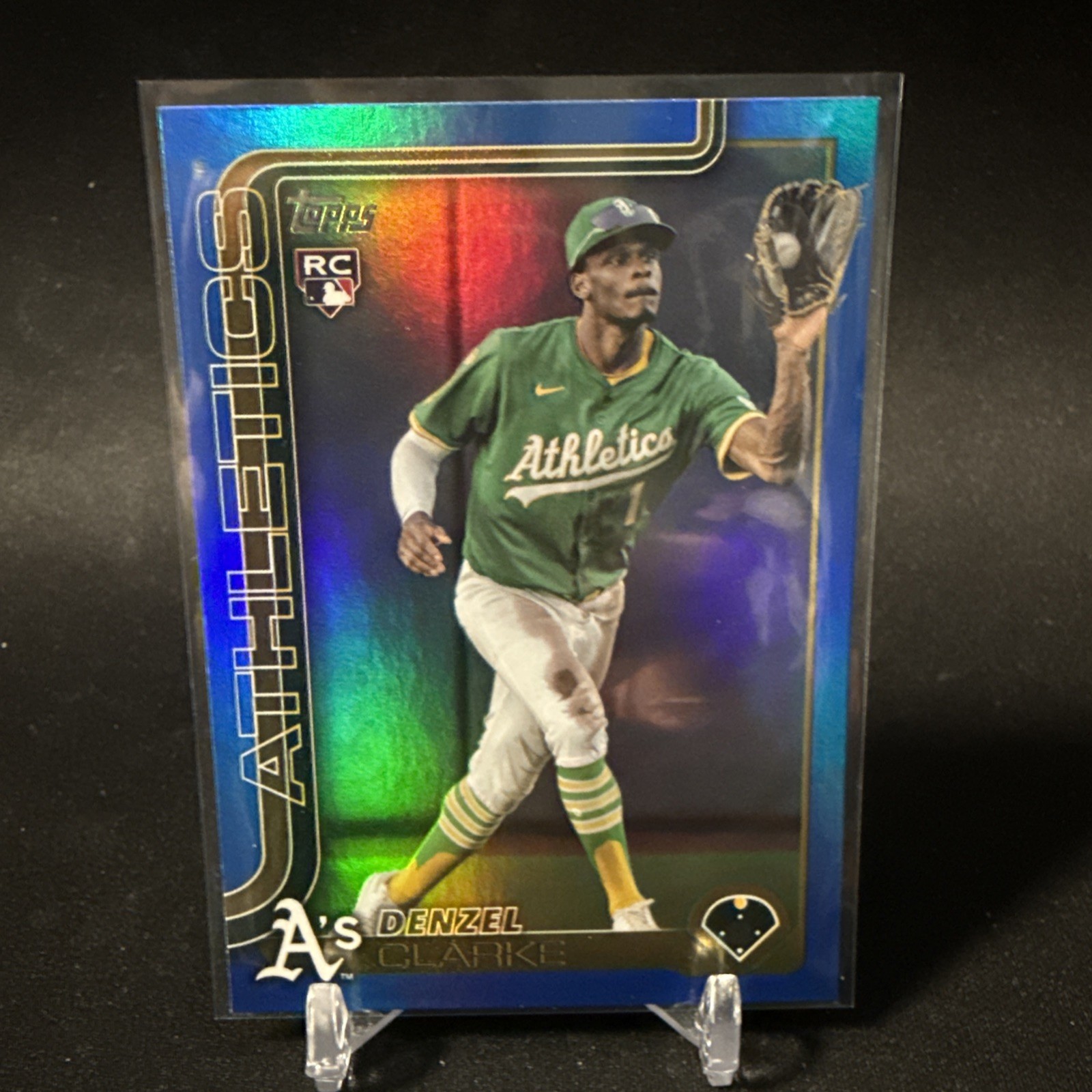 2025 Topps Update Series - Denzel Clarke #US14 Blue Holofoil 117/150 (RC)