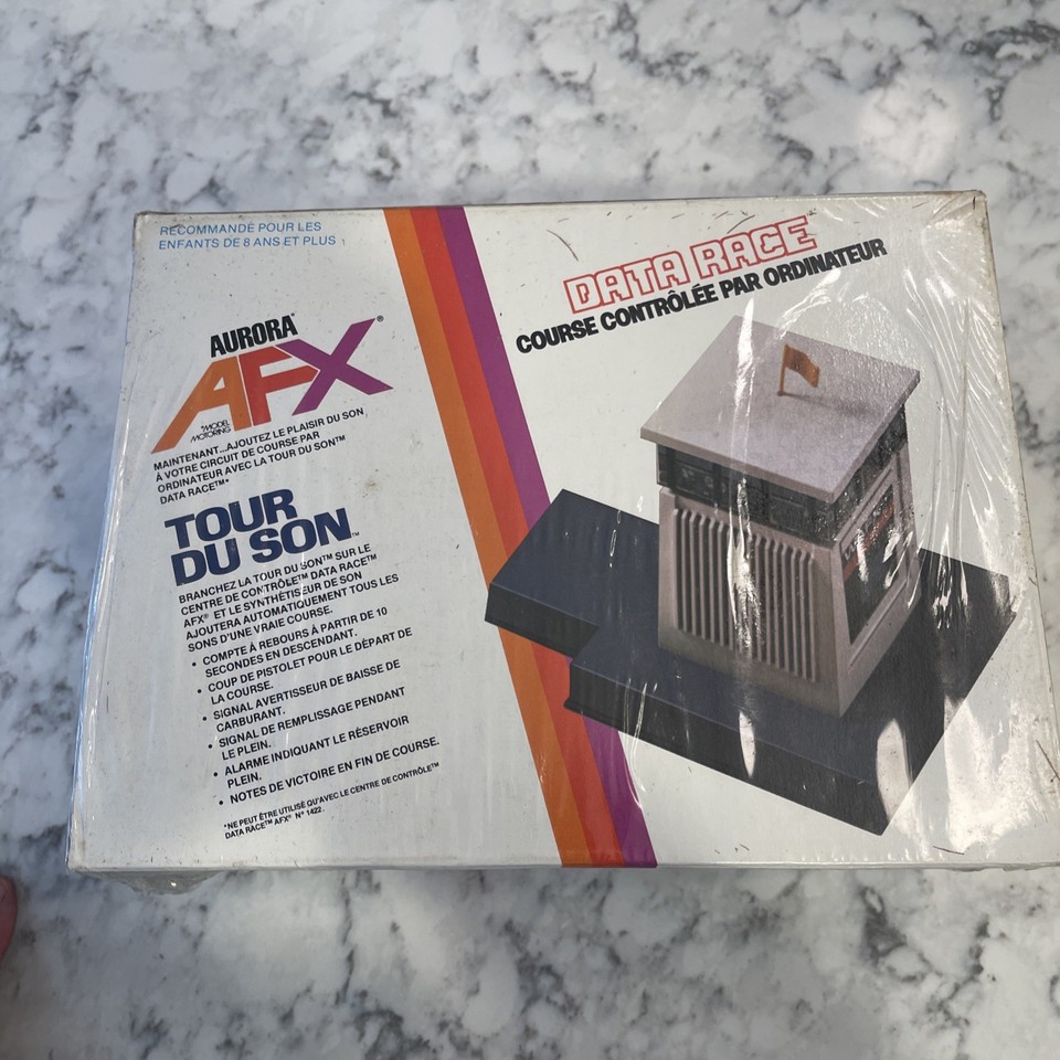 1979 AURORA AFX DATA RACE SOUND TOWER No. 1423 Unused Slot Car ...