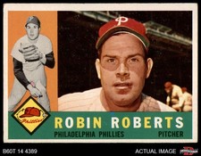 1960 Topps #264 Robin Roberts Phillies HOF 4 - VG/EX