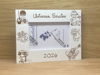 Personalisierter Bilderrahmen Universal Studios 2026 personalisiert und graviert
