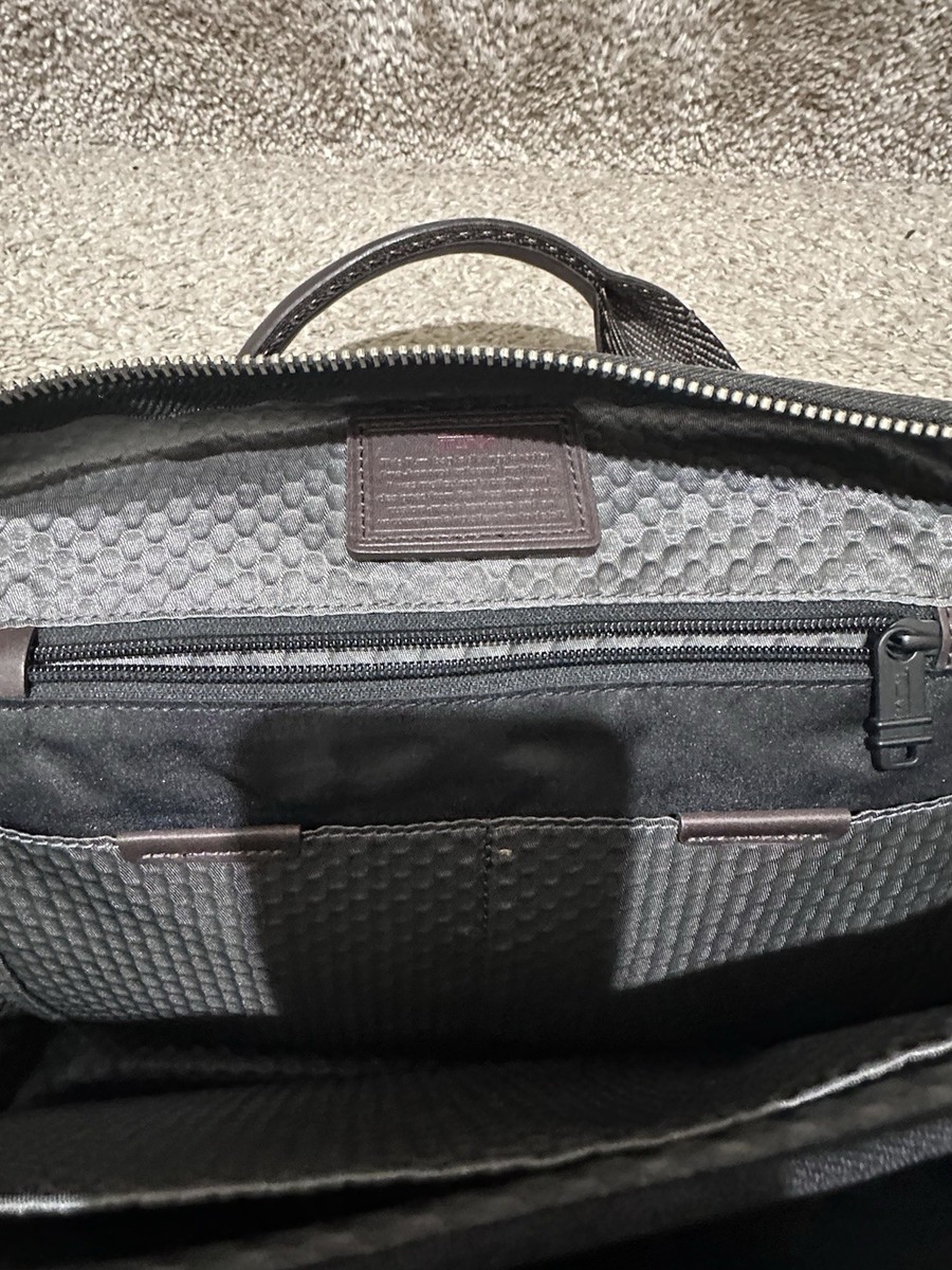 TUMI Alpha Bravo Brooks Slim Briefcase Business Shoulder Bag | eBay