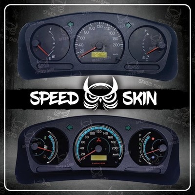 Gauge Cluster Face | Blue | For Mitsubishi Lancer 1996-2000 Automatic