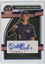 2023 Panini USA Baseball Stars & Stripes Braxton Barber (Blue Ink) Auto 07rd