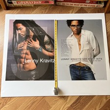 90s R&B/Rock Promo Poster - LENNY KRAVITZ - Virgin Records 1998 NM ORIGINAL