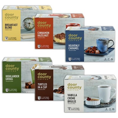 Door County Coffee  SingleServe Cups for Keurig Brewers  Variety Pack 60 count