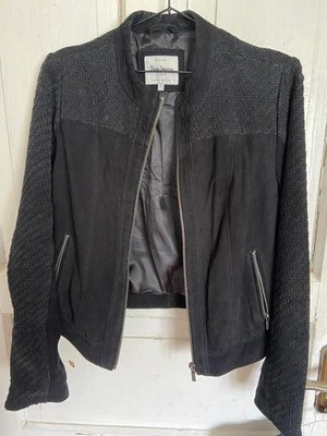 Women Pepe Jeans Jacket Black Suede S