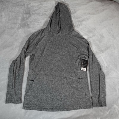 7 Diamonds Core Performance Hoodie Mens M Slim Waist Stretch Gray NEW