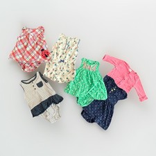 Carter's Baby Girl 9M Spring Summer Mixed Lot 6Pcs Dress Cardigan Set One Piece