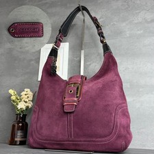 Super Rare Vintage COACH hobo bag Soho purple
