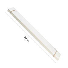 FindTape 2-Inch Wide Return Tape: 2 in. x 23 in. Clear  100 rubber-banded stri