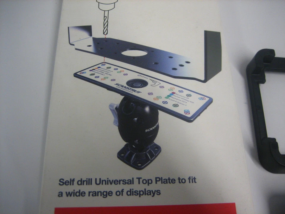 Placa superior universal autoperforadora Scanstrut Rokk RL-513 para montajes Rokk Midi *NUEVA* Foto 3 de 4