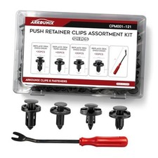 121PCS Push Retainer Clips Fits 121PCS Clips with Tool for Nissan/Infiniti