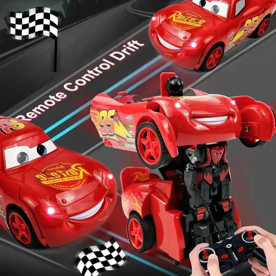 Disney Lightning McQueen RC автомобиля 2-в-1 трансформировать робот игрушка для детей подарок - Изображение 3 из 4