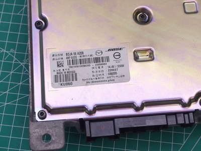 02/2019-2026 Mazda 3 Audio Amplifier BOSE Type BP Seires GENUINE
