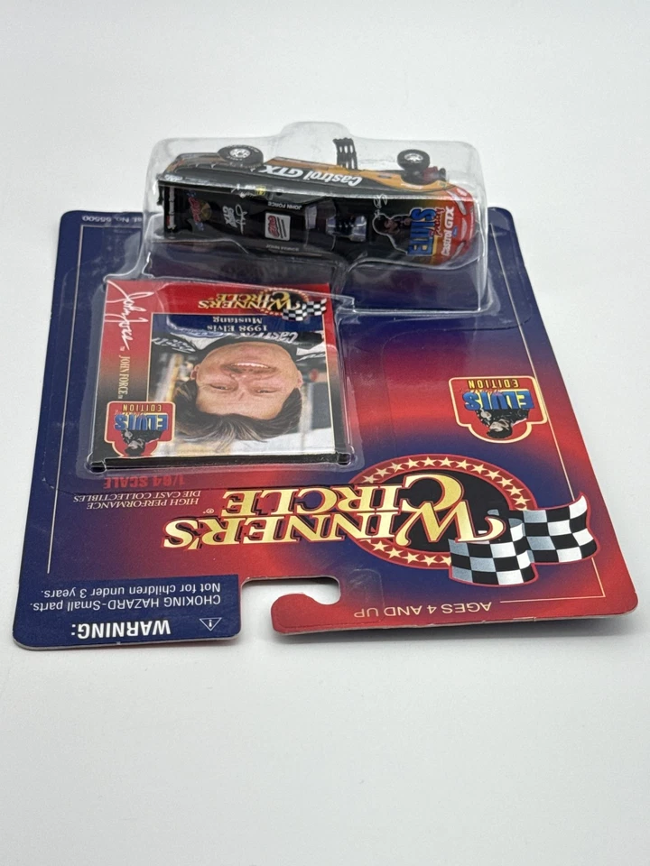 Vintage 1998 Winner's Circle John Force Castrol GTX Elvis Mustang 1/64 Diecast C - Image 3 of 4