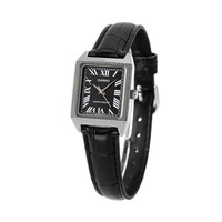Casio Classic LTP-V007L-1BDF Tank Analog Black Dial Leather Women's R80111279
